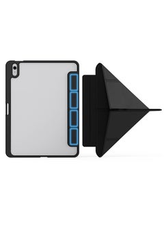 Terra Cover for iPad Terra 11 Pro 2022/2021/2020/2018 with smart pen holder slim smart cover with kickstand 2 in 1 black/transparent  - Image 1