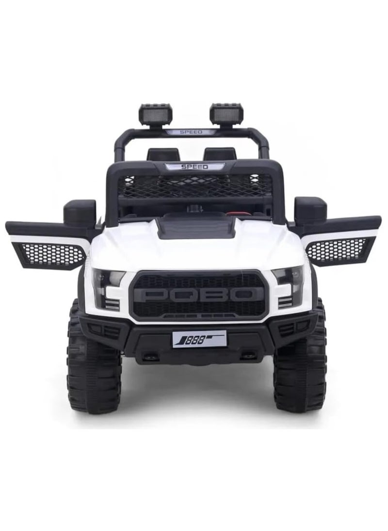 Electric Ride-On Jeep Car With Remote Control For Children White Color - pzsku/Z64D62A1F4B7A203B2FDAZ/45/_/1726891346/e19db4a7-c11a-49d7-a5e0-9e8657972854