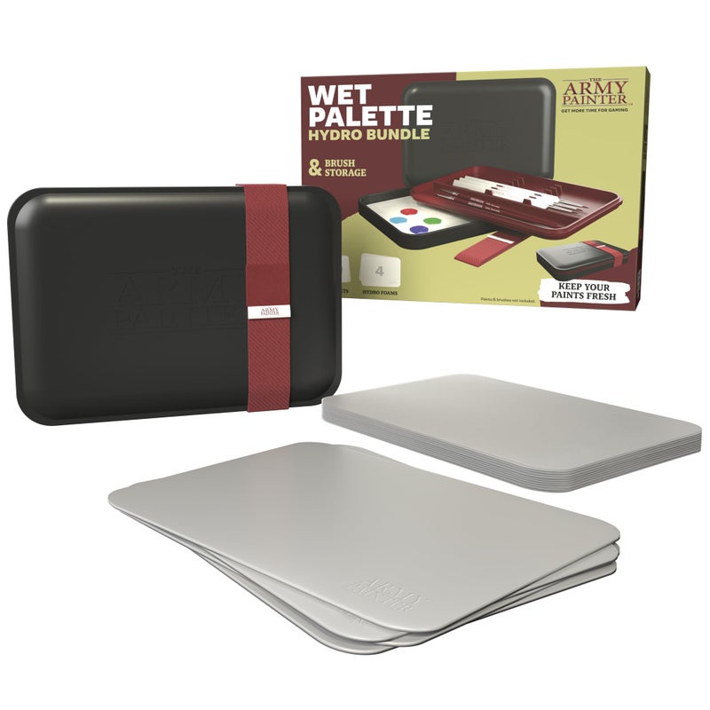 The Army Painter Hydropack Bundle Stay Wet Palette for Acrylic Painting - Acrylic Paint Palette, 100 Pcs Palette Paper, and 4 Wet Pallet Sponges - Image 3