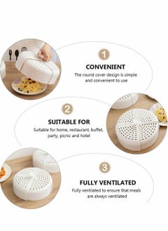 Y&D Food Covers, 10-Inch (Pack of 2) Portable Household Folding Fly-Proof Vegetable Cover, Plastic Cake Covers Net to Keep Bugs and Flies Away from at Home  - Image 5