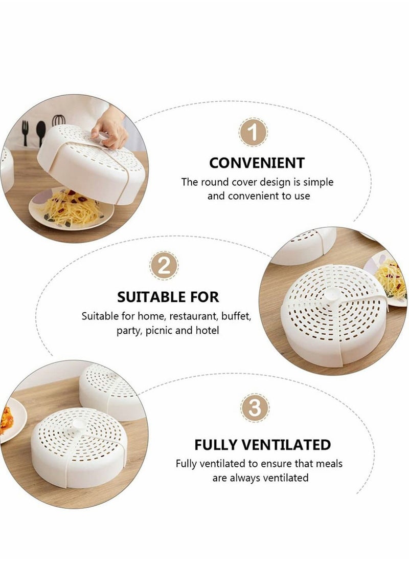 Y&D Food Covers, 10-Inch (Pack of 2) Portable Household Folding Fly-Proof Vegetable Cover, Plastic Cake Covers Net to Keep Bugs and Flies Away from at Home  - Image 5