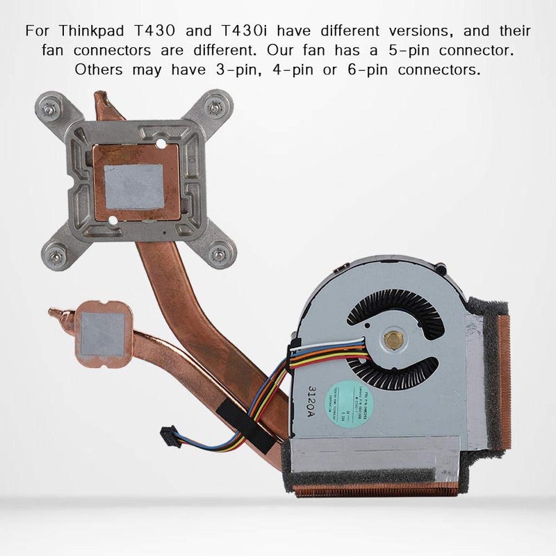 klarako Replacement CPU Cooling Fan Compatible with T430 Series, New CPU Cooling Heatsink Fan for T430,5-pin, Fast Heat Dissipation,with Maintenance and Disassembly Tools - Image 4