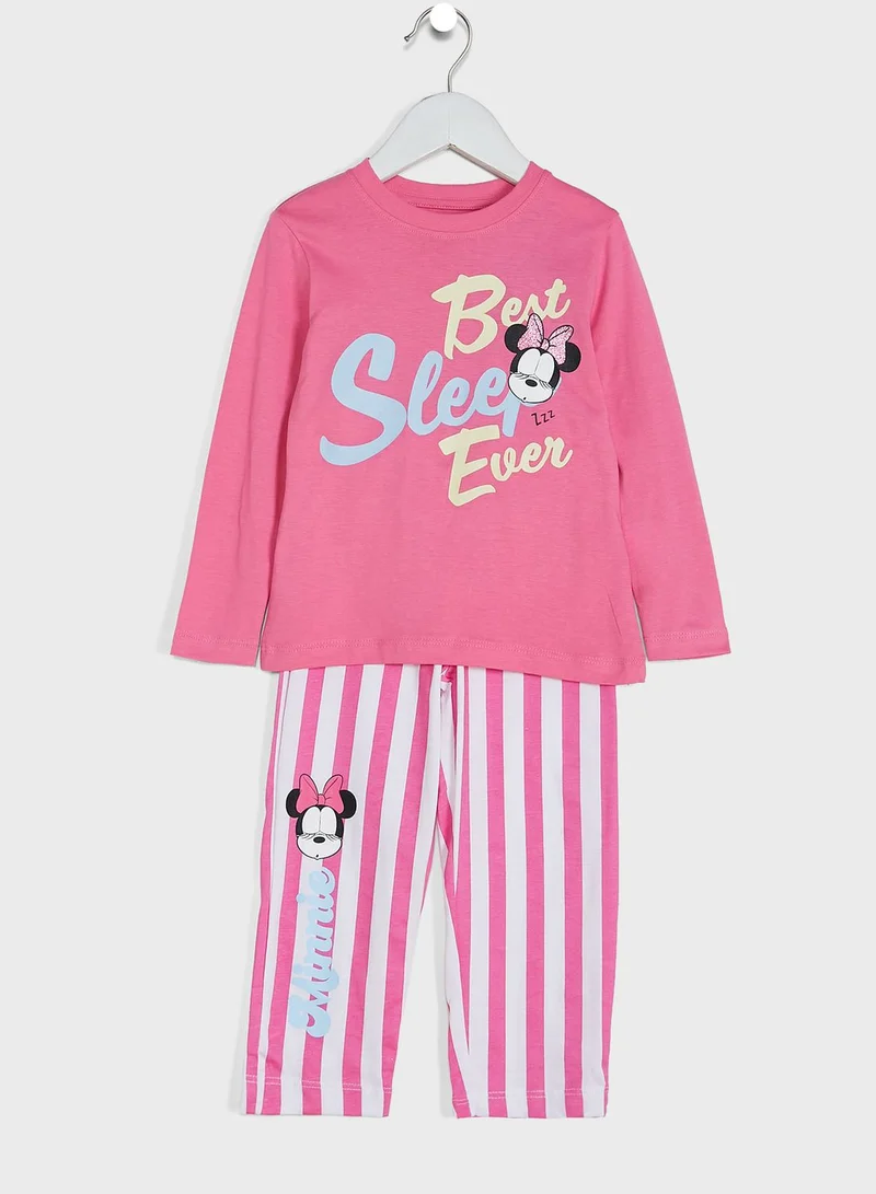 Disney Kids Minnie Mouse Pyjama Set