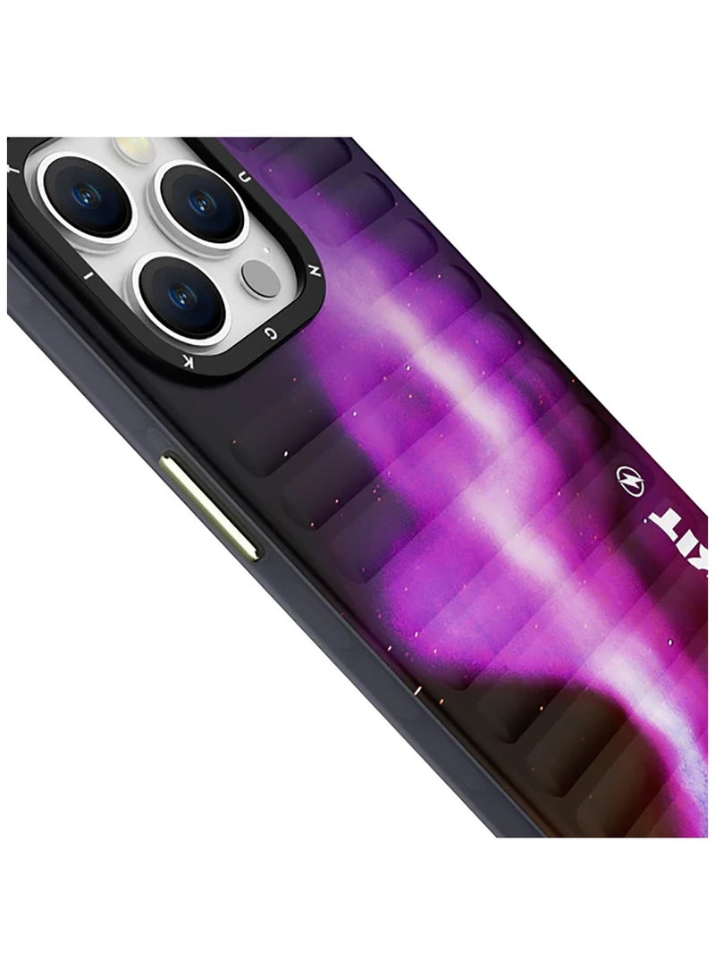 YOUNG KIT YOUNG KIT Aurora Luggage Magsafe iPhone 15 Pro Max 6.7 -inch - Purple Foxfire color  - Image 3