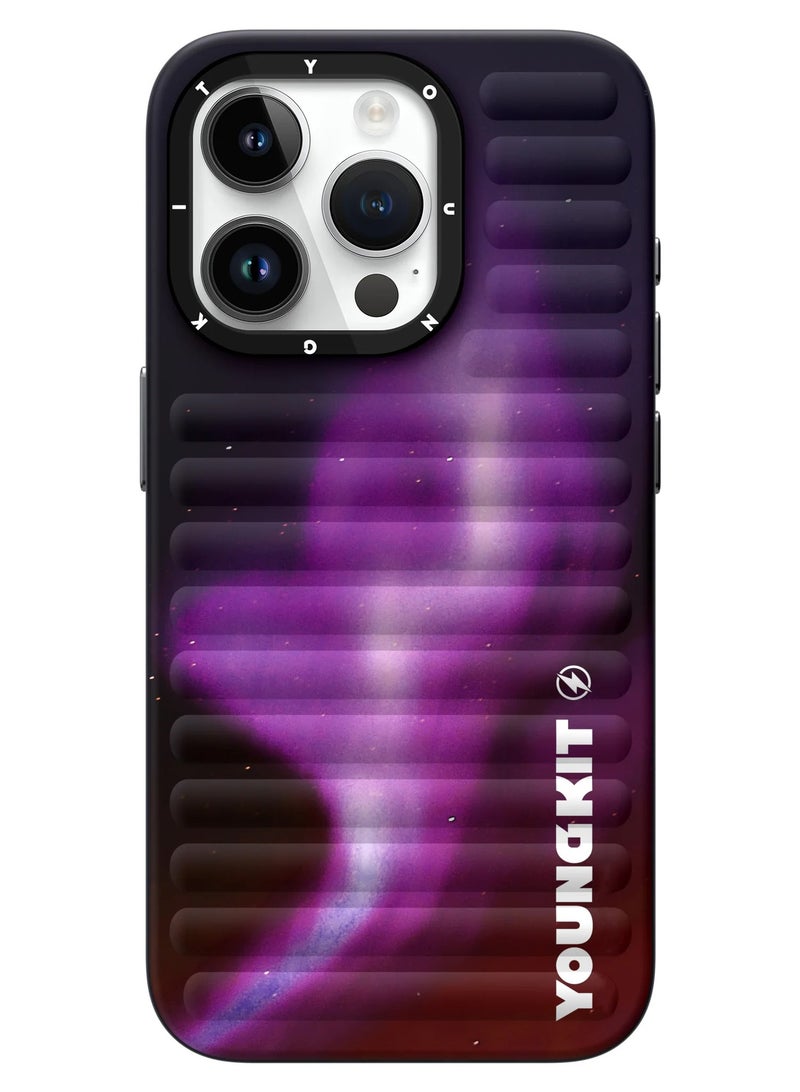 YOUNG KIT YOUNG KIT Aurora Luggage Magsafe iPhone 15 Pro Max 6.7 -inch - Purple Foxfire color  - Image 1