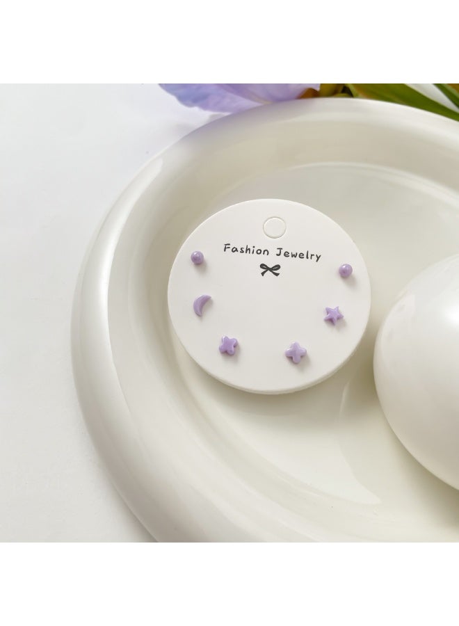 KUYING New Non Fading And Non Allergic Bioceramic Ear Hole Earrings