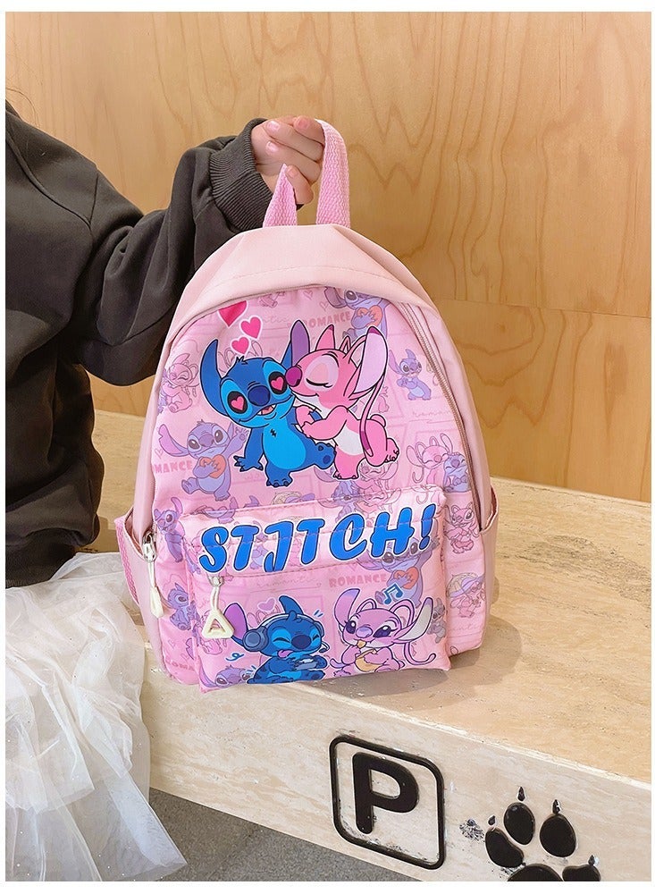 Stitch Children's Large Capacity Schoolbag Boys And Girls Cute Cartoon Backpack Outdoor Leisure Backpack - Image 3