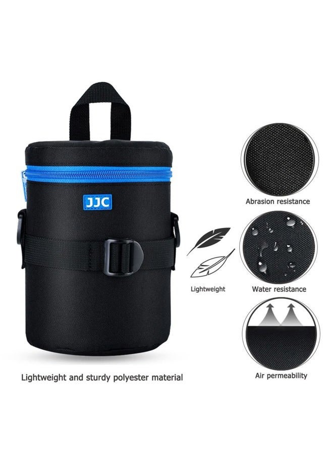 JJC Medium Camera Lens Pouch Carrying Case for Canon EF 24-70mm F/2.8L II, EF 85mm F/1.2L II, EF 50mm F/1.2L USM, Tamron SP 70-300mm F/4-5.6 A005 & Di VC USD,FE 90mm F/2.8 macro & Lens below 3.9 x 6.5'' - Image 2