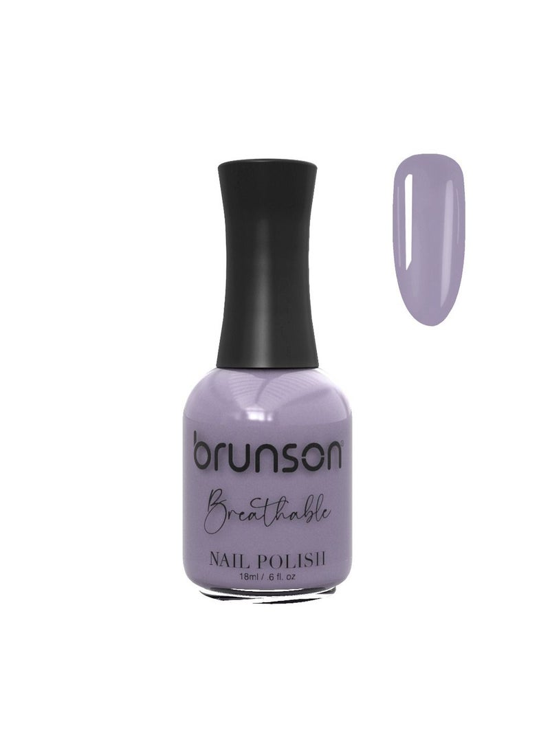 Brunson Breathable Nail Polish Halal Nail Lacquer Wudu friendly Quick Dry long lasting but easy peel off Glossy Shine Water Based Nail paint 18ml