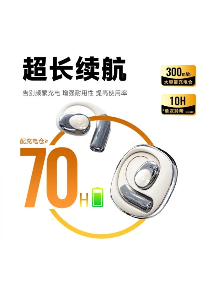 aigo True Wireless Ear-hook Sports Running Open-ear Bluetooth Earbuds True Wireless Earbuds Long Battery Life - Image 3