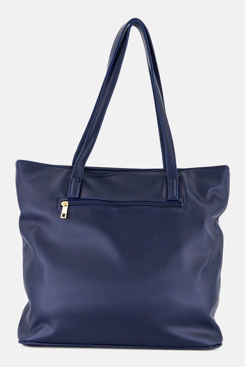 Lavie حقيبة توت بشعار العلامة التجارية للنساء، كحلي - Image 2