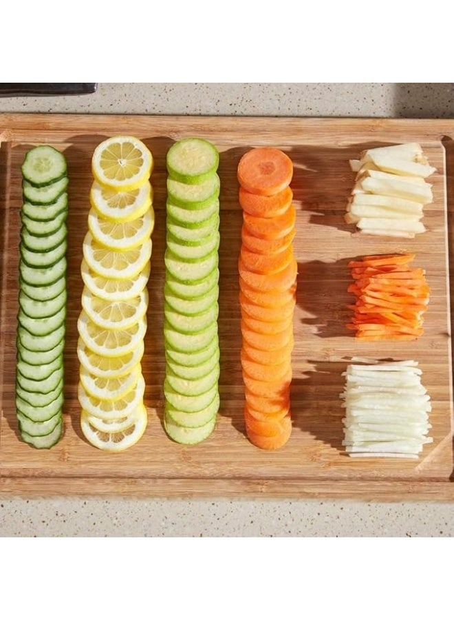 Multi-Functional Saving Time Adjustable Hand Press Vegetables Chopper Quickly Cut Vegetables Fruit Cutter Mandoline Slicer Dicer French Fry Shredding and Dicing The perfect kitchen gadget for meal prep, Green - Image 3