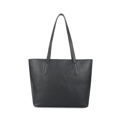 Fastrack Casual Laptop Tote Bag For Girls, Large Size With A Zipper Closure And Padded Laptop Compartment, Compatible With Laptops Up To 14 Inches, Double Handle Bag, Black - Image 5