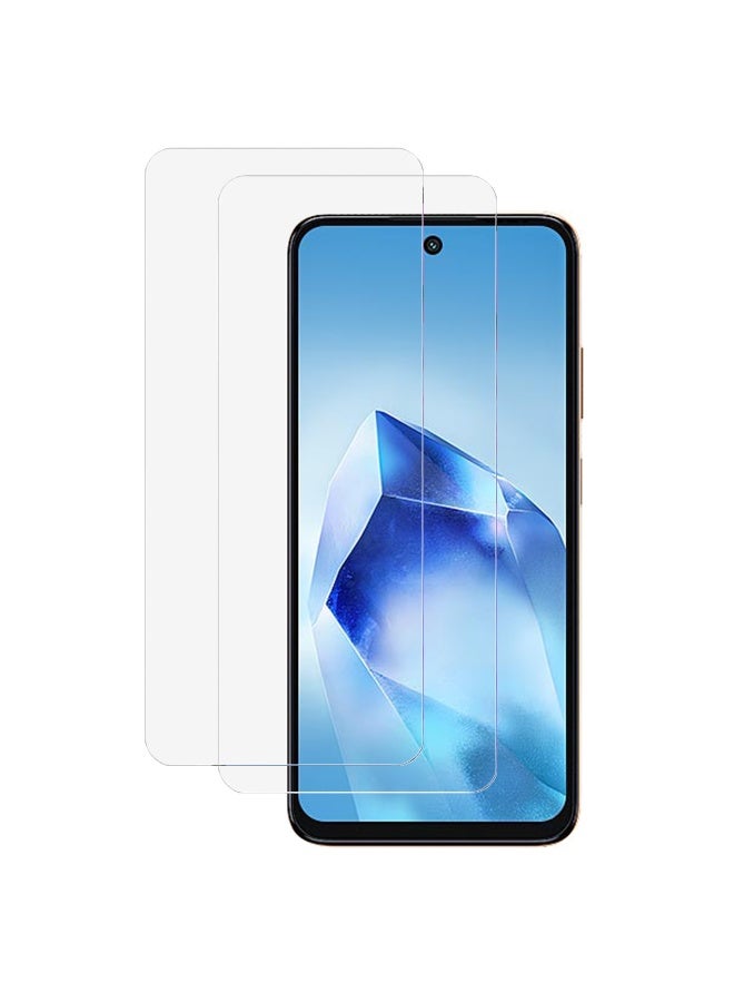 SanHu 2 Piece Pack for ITEL P70 4G Screen Protector - Full Coverage Delicate Touch Tempered Glass Screen Protector for ITEL P70 4G，Clear - Image 1