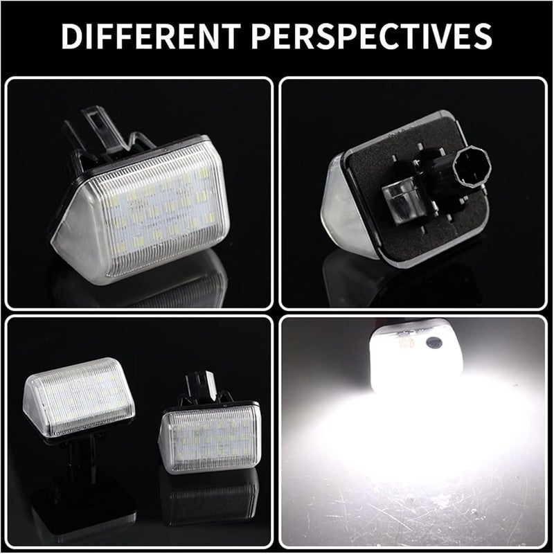 DEMULAX 2pcs White Error Free License Plate Lights - Image 3