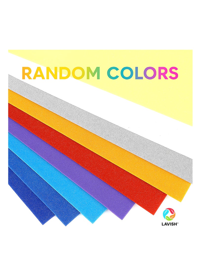 Lavish EVA Foam Sheets 10-Pack | Assorted Colors | Non-Adhesive Craft Paper | Soft, Flexible & Easy to Cut | Ideal for DIY Crafts, Scrapbooking, School Projects, Kids Art, Decorations and More - Image 4