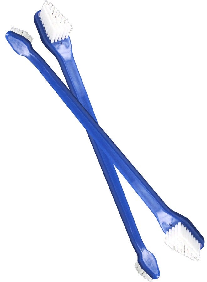 Bluestem toothbrbluestem Pet Toothbrush Set - Includes 2 Double-Sided Dog and Cat Tooth Brushes - Gentle Yet Effective Pet Teeth Cleaning Kit - Image 1