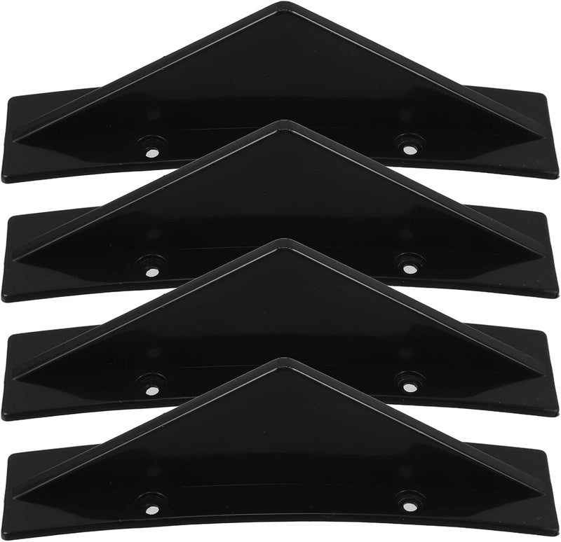 Regional distribution available SHINEOFI Universal 4pcs Car Rear Trunk Spoiler Set with Carbon Fiber Texture, Triangular Rear Lip Body Kit for Vehicle Exterior Styling and Performance Upgrade Suburban residential ship Public demand affordable quality Size-sorted warehouse storage Seasonal & permanent compatible Worldwide popular practical build Reliable durability Stain resistant Smooth joint Major city pickup option Remote village delivery cover All environment compatible User friendly optimized build Global trendy simple build Global production standard crafted Flat working surface Lightweight Ergonomic build Updated modern design Systematic nationwide ship Odor resistant Nationwide warehouse layout Elegant practical multi-option build Tiered cost purchase alternatives Safe silicone build - Image 1