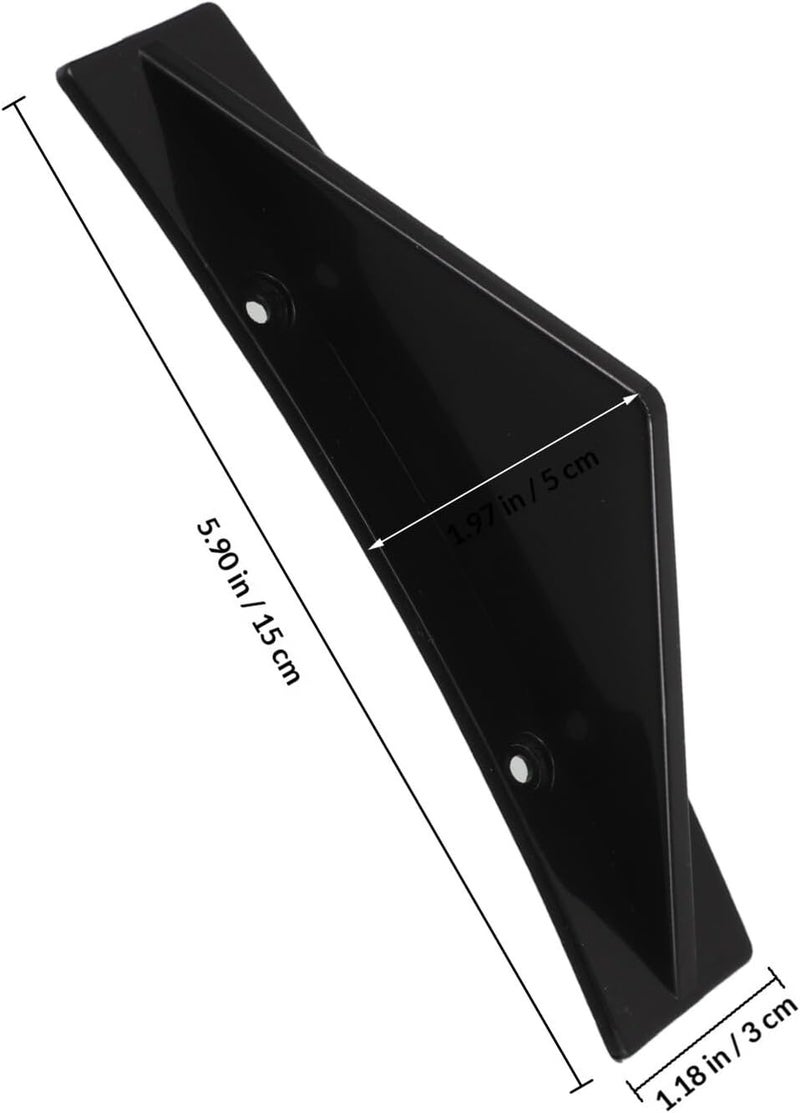 Regional distribution available SHINEOFI Universal 4pcs Car Rear Trunk Spoiler Set with Carbon Fiber Texture, Triangular Rear Lip Body Kit for Vehicle Exterior Styling and Performance Upgrade Suburban residential ship Public demand affordable quality Size-sorted warehouse storage Seasonal & permanent compatible Worldwide popular practical build Reliable durability Stain resistant Smooth joint Major city pickup option Remote village delivery cover All environment compatible User friendly optimized build Global trendy simple build Global production standard crafted Flat working surface Lightweight Ergonomic build Updated modern design Systematic nationwide ship Odor resistant Nationwide warehouse layout Elegant practical multi-option build Tiered cost purchase alternatives Safe silicone build - Image 2