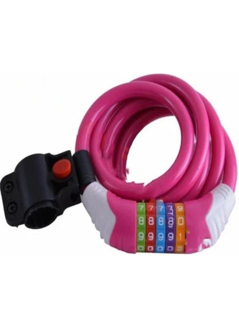 Password Lock 12*200 Changeable Smart Password (5 Passwords) Pink Password Lock