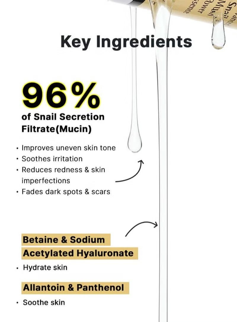 SNAIL Advanced Snail 96 Mucin Power Essence 100ml - Image 3