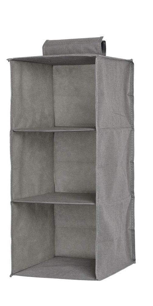 Raiyaraj Multipurpose 3 Layer Foldable Hanging Clothes Organizer Wardrobe Storage Organizer Shelves 30 x 30 x 60 cm - Image 4