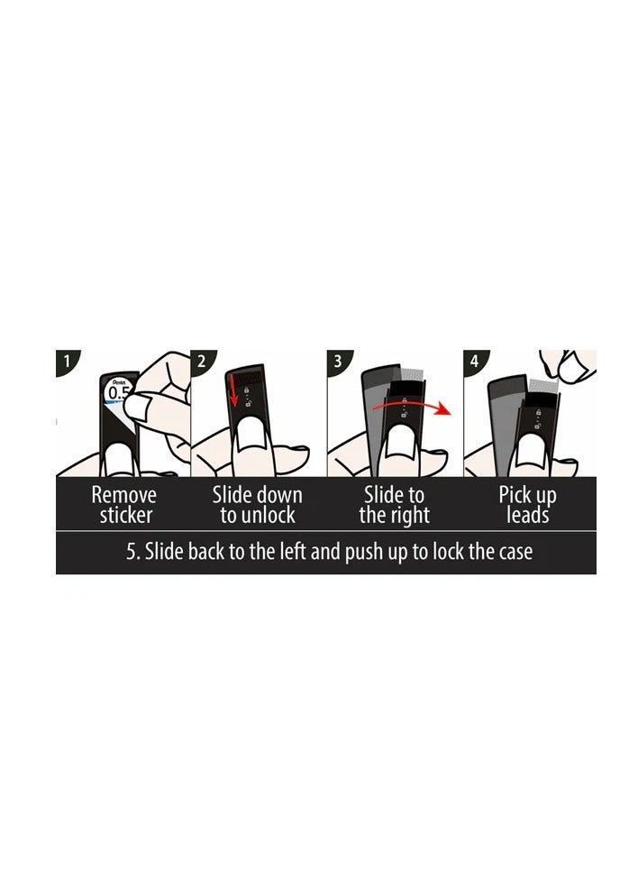 Pentel 40-Piece Ain Mechanical Pencil Leads 0.7mm Thickness - Image 2