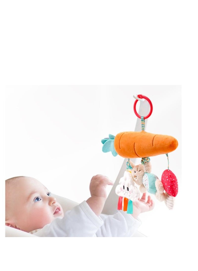 Jollybaby Newborn Soothing Gift Box Set - Soothing Doll Hand Ringed Car Hanging Full Moon Gift Box  - Image 3