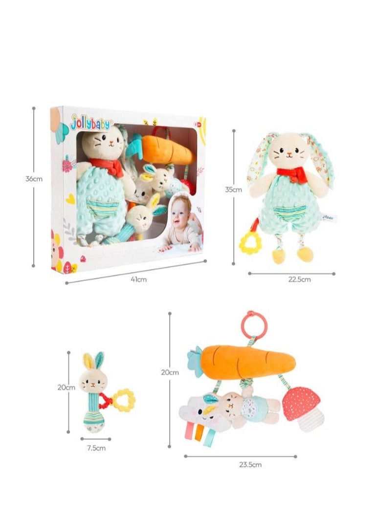 Newborn Soothing Gift Box Set - Soothing Doll Hand Ringed Car Hanging Full Moon Gift Box