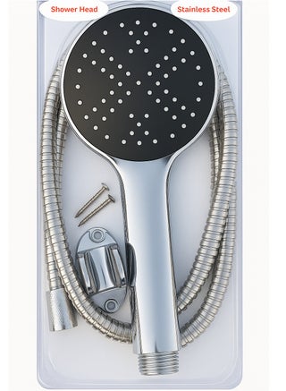 High Pressure Handheld Shower Head - Multi Spray Modes with 1.5M Hose, Water Saving (40% Less Water), Anti-Clog Nozzles, Easy Installation - Chrome Finish Rainfall Shower Head - pzsku/Z64D7215448DA375EE812Z/45/1750143279/b66318ae-f07c-4c3d-9be9-fa46d0233d08
