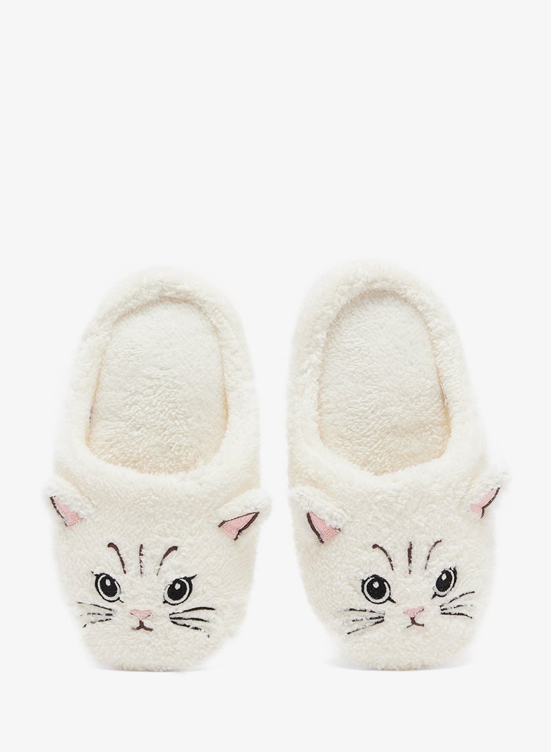 جينجر شبشب غرفة نوم فرو صناعي مريح - Image 2