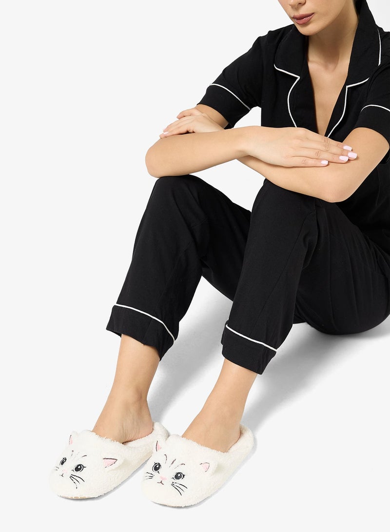 جينجر شبشب غرفة نوم فرو صناعي مريح - Image 5