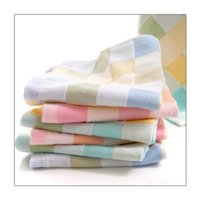 DCELLA Pure Soft Cotton Stylish Pattern Roti Chapati Towel Handkerchief for Kitchen (Random Color, Pack of 3) - Image 3
