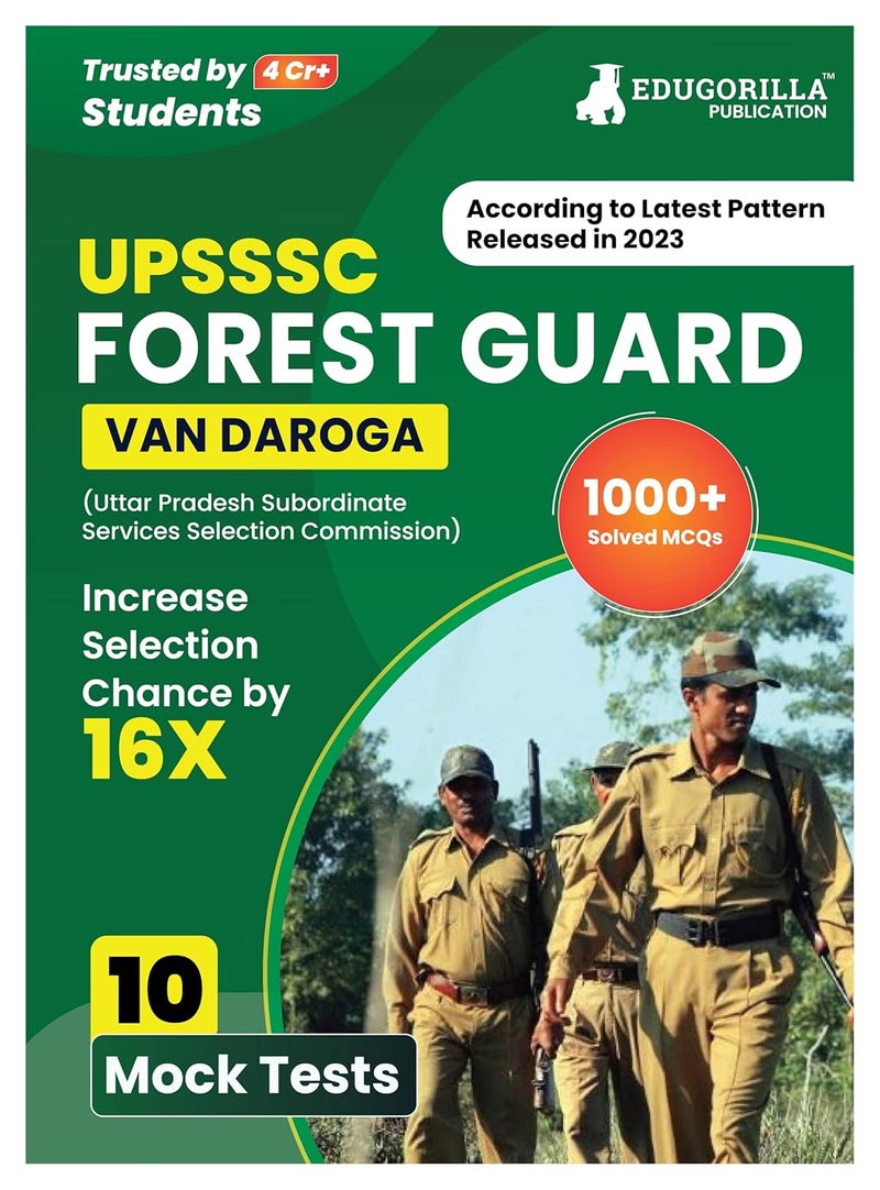 UPSSSC Forest Guard Exam 2024 (Van Daroga) - 10 Full Length Mock Tests (1000 Solved Questions) English Edition Book Based on Latest Pattern with Free Access to Online Tests  - Image 1