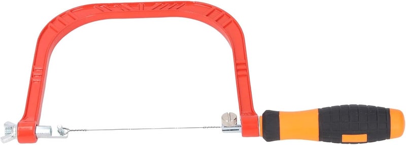 Tyenaza 5in Coping Saw, Aluminum Alloy Coping Frame with 5 Blades U Shaped Saw Kit for Handicrafts Woodworking Projects - Image 4
