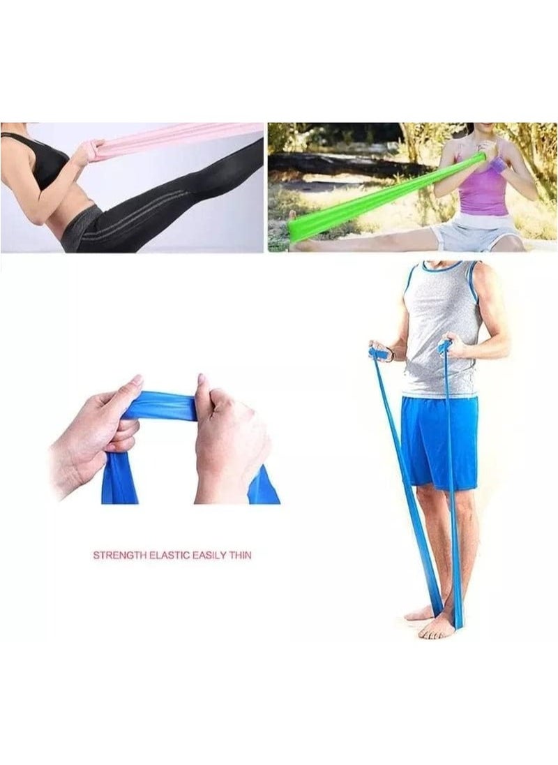 SportQ SportQ Anti-Latex Workout Tie Set, Physical Therapy, Strength Fitness, Ballet and Yoga Resistance Ties 1piece  - Image 3