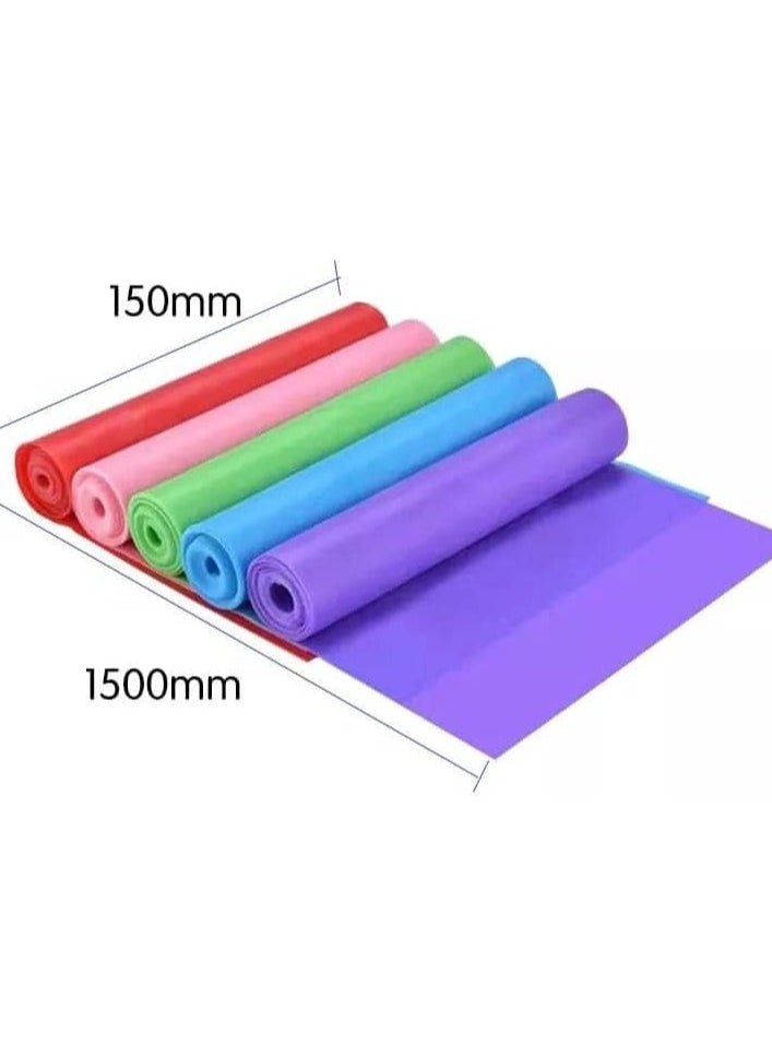 SportQ SportQ Anti-Latex Workout Tie Set, Physical Therapy, Strength Fitness, Ballet and Yoga Resistance Ties 1piece  - Image 4