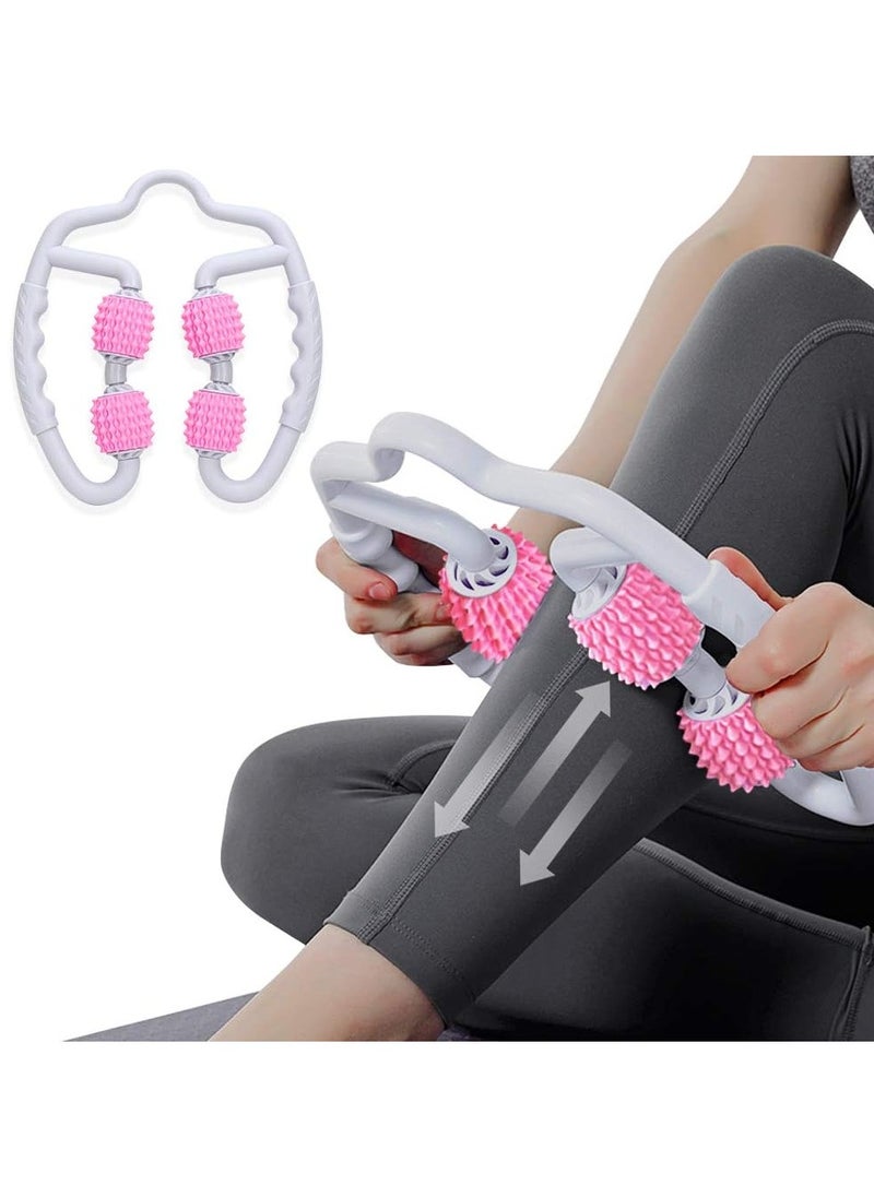 OQUERA Versatile 360° Leg Muscle Relaxation Roller & Massager: Yoga Fitness Equipment for Body Shaping, Neck, Arm & Leg Toning Massage Roller  - Image 1