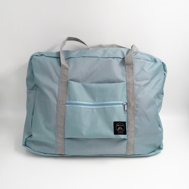 Large Capacity Travel Organizer Tote Bag Lake blue mint