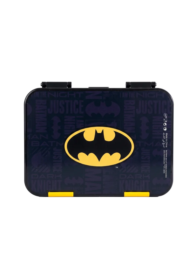 Warner Bros. Warner Bros. Batman Regular Bento Lunch Box 800ML | Multi-Compartment Food Storage Box | ABS, Tritan, PP & TPE Lunch Container