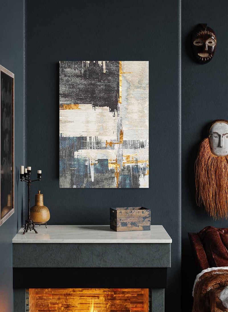 لوحة كانفاس على إطار خشبي، تصميم فن تجريدى، للمنزل، غرفة المعيشة، المكتب، الديكور - Image 2