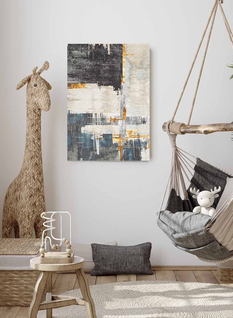 لوحة كانفاس على إطار خشبي، تصميم فن تجريدى، للمنزل، غرفة المعيشة، المكتب، الديكور - Image 4