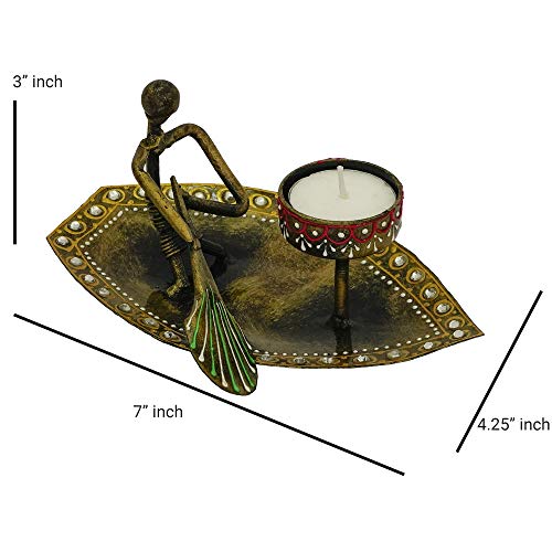 Discount ARA Iron Antique Boat Tealight Candle Holder Stand - Image 3