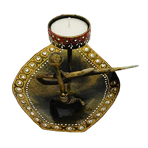 Discount ARA Iron Antique Boat Tealight Candle Holder Stand - Image 4