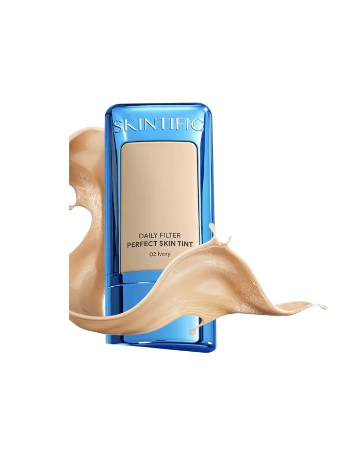 Skintific Daily filter perfect skin tint 02 ivory - Image 1
