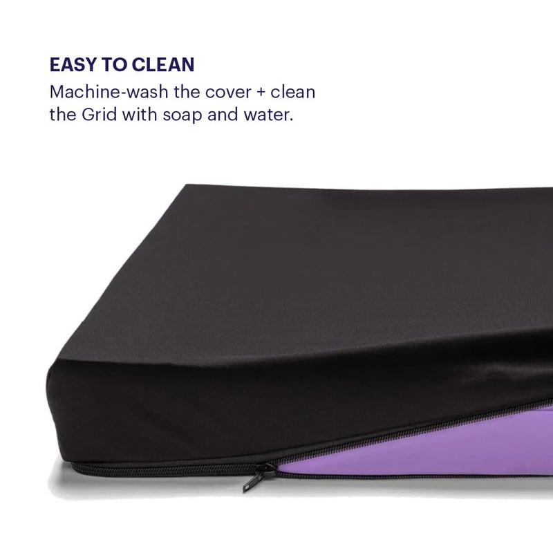 Purple Ultimate Seat Cushion | Pressure Reducing Grid Designed for Ultimate Comfort | Designed for Gaming | Made in The USA - Image 2