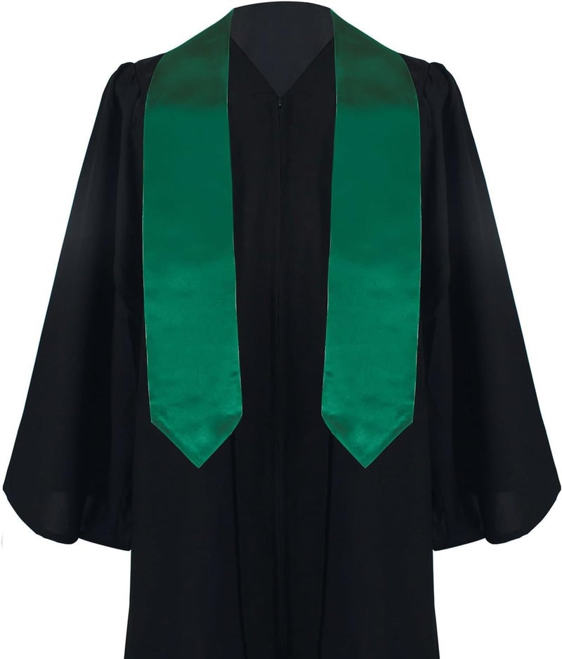 SAMDEEMI Unisex Adult Plain Graduation Stole Sash 60" long - Image 2