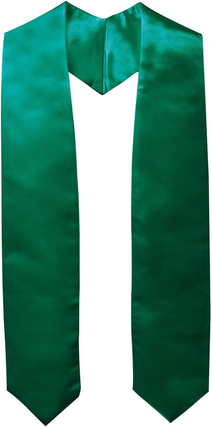 SAMDEEMI Unisex Adult Plain Graduation Stole Sash 60" long - Image 1