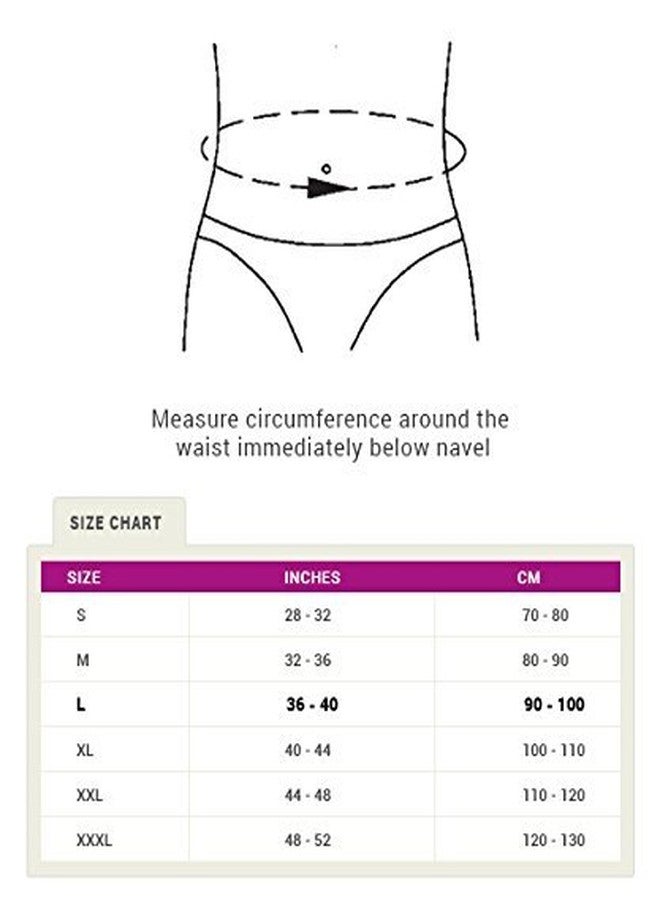 GRAZIA Contoured Lumbar Pain Reliever Enhance Back Posture Support Belt - Large - Image 2