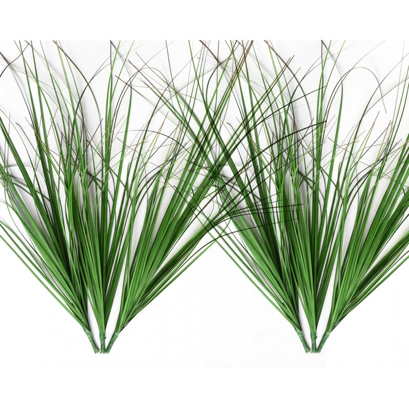 MISSWARM 6PCS Artificial Grass Plant, Artificial Shrubs Wheat Grass, Artificial Greenery Stems Fake Weed for Room Indoor Home Decor, Artificial Tall Grass Fake Plants for Outdoor Decor - Image 1